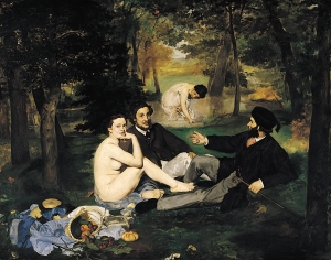 Edouard Manet: Aamiainen nurmikolla, 1863